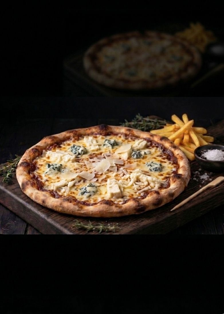 4 PEYNİRLİ PİZZA 